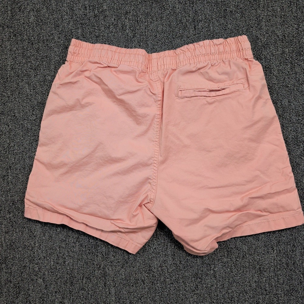 H&M Y2K Relaxed Fit Shorts 32R Peach Pink Cotton Blend‎ Casual Summer Preppy - Picture 4 of 8